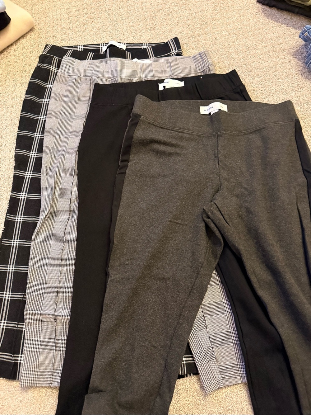 5-Pack Womens Trousers Bundle in Black, Gray, Plaid - Picture 2 of 11